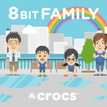 crocs特別企画デジタルキャラクターファミリーを作ってみました♪