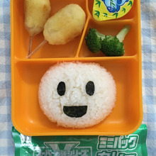 アレルギーでもみんなと一緒に食べれるお弁当 013 アメリカンドッグ