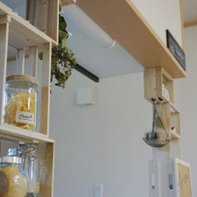 工夫もいっぱい!100均木箱cafe風棚増設で統一感up