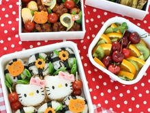 園生活最後!親子遠足のお弁当はキティちゃん