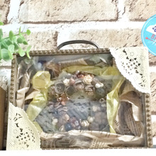 蓋つき木箱をミニトランク風ボックスに!