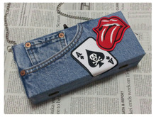 100均木箱でショルダーバッグ