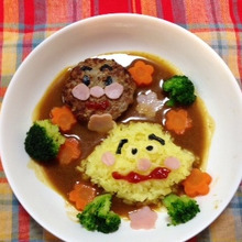 アンパンマンカレーの作り方☆