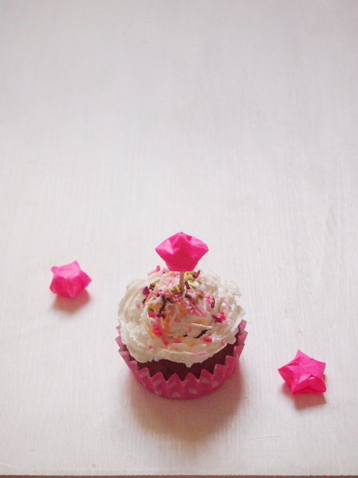 マスキングテープで立体の星★のパーティーピック