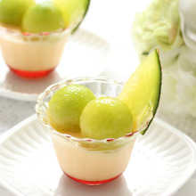 絶品!夏のフルーツプリン☆ ~フレッシュフルーツを添えて