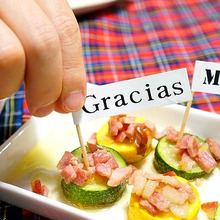 不器用さん必見!テプラで簡単♪渋めのピックがオシャレ!!「男前ピック」