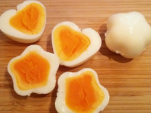 子供が喜ぶ!スター&ハート形ゆで卵☆