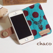 はぎれの革で!縫わずに簡単スマホカバー(作り方)