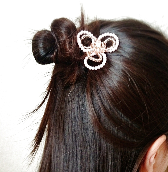 今年の夏祭りは、手作り ヘアアクセで !