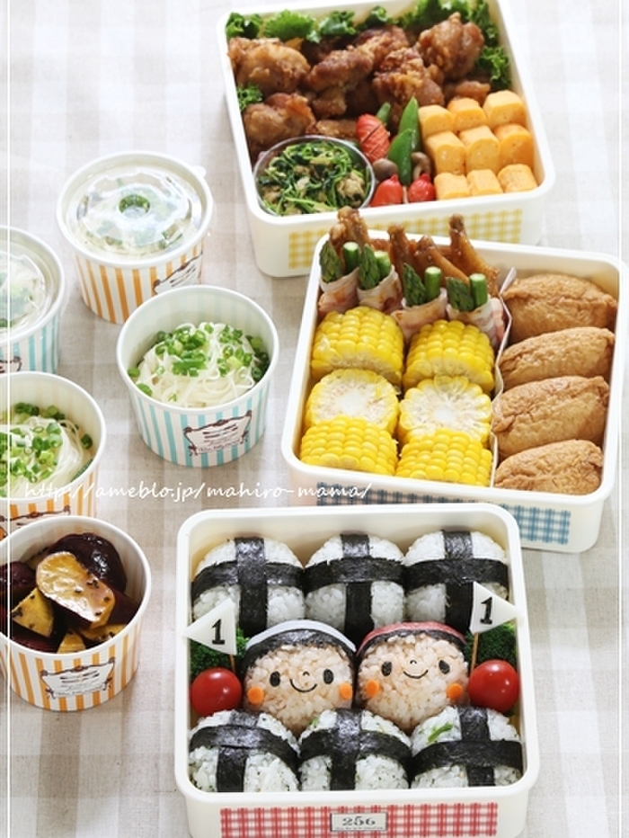 デリ風そうめんが人気NO.1♡運動会のお弁当2015