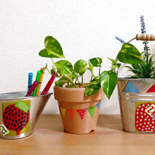 洋書の切り抜きを使ってデコパージュ♪