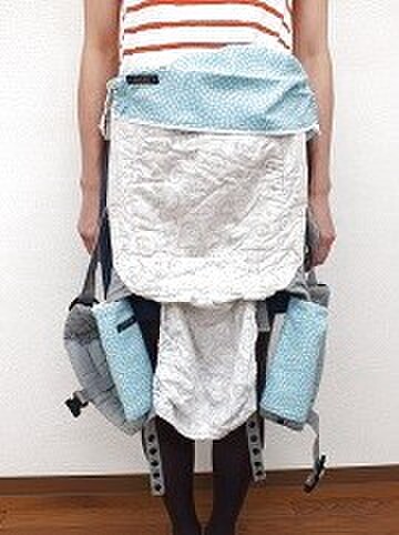 エルゴの腰ひも部分にカバーをつけるだけ!!