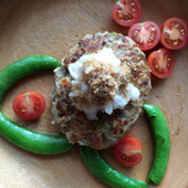 【レシピ】ダイエットに!エリンギハンバーグ