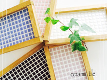 おうちカフェに。タイルと木でカフェトレーの作り方