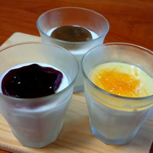 父の日に♪ヨーグルトムース*簡単ジャムソース