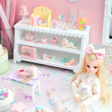 セリアの木製レターボックスをアレンジ♪白い姫家具風シェルフ