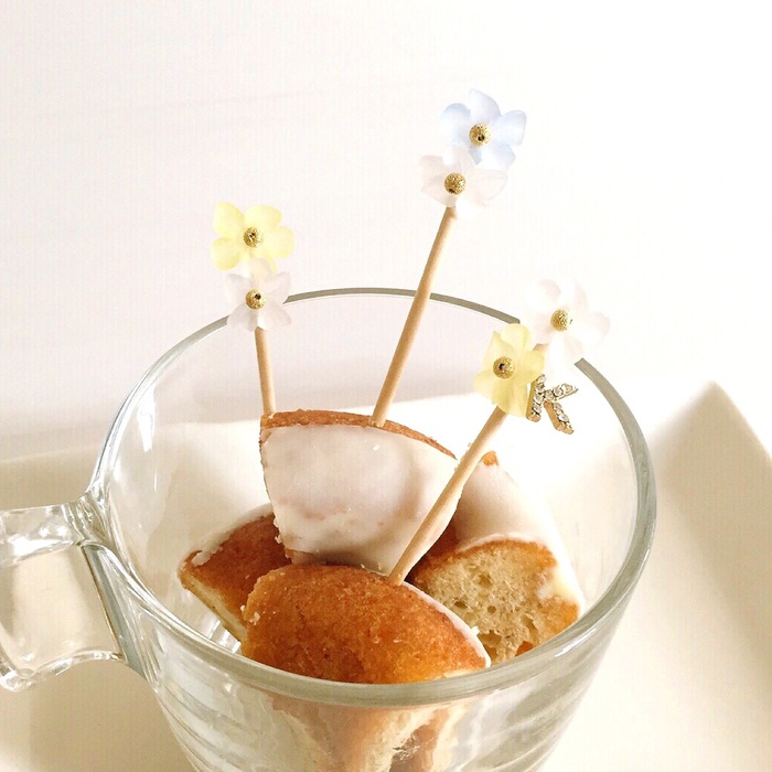 スイーツのデコレーションに♡