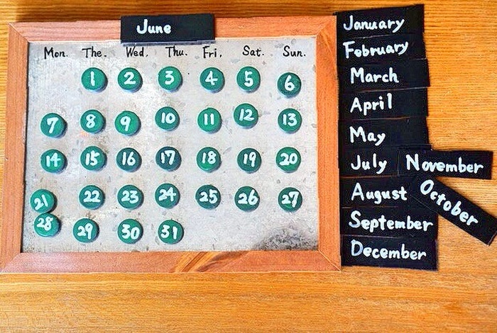 3.黒板シートで12か月分の〇月シートを作る