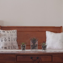 IKEAのグラスを使って涼しげインテリア