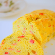 楽チン!!ホットケーキミックスを使って、お惣菜系ケーキ ケークサレ〜♪
