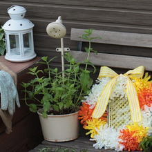 虫よけシートをIKEAのお花でかわいく変身♪