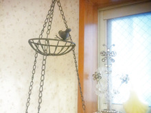 seria のアイアンハンギングネットを2段に