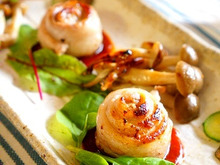 豚バラスライスで!巻くだけ簡単!ジューシー☆くるくるステーキ♪♪