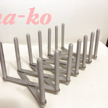 IKEAの鍋ふたスタンドで冷凍食品がスッキリ!!