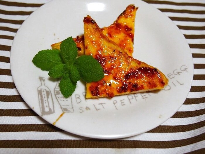 市販のプリンで簡単!ブリュレトースト