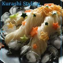 七夕そうめん★いつものお素麺、束にして茹でると天の川★