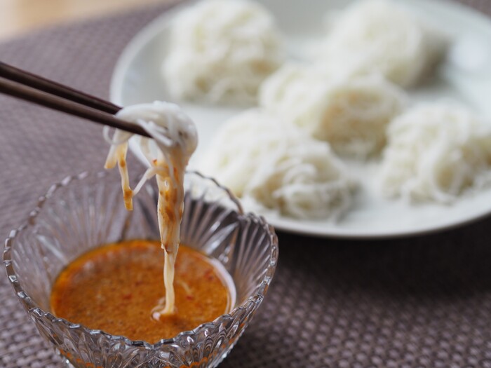 そうめんwith 怪味ソースつけだれ