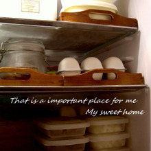 クローゼットの様な冷蔵庫を目指した収納に♪(右半分)