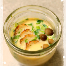 メイソンジャーdeらくらくプルプル茶碗蒸し☆