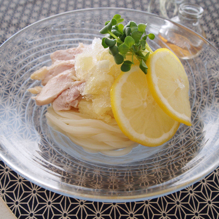 ひんやりおいしい! 簡単「塩レモンシャーベットうどん」
