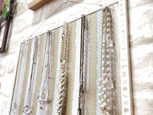 コルクボードをアクセサリーボードに♡