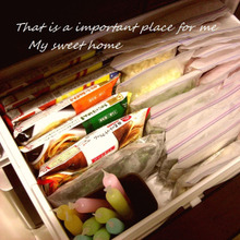 たっぷり入ってても選びやすい!立てる収納 ♪