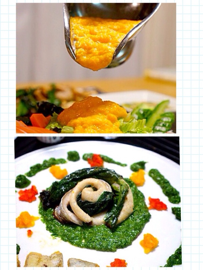 野菜をドレッシングやソースにする