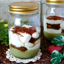 欲張りコラボスイーツ☆ティラミスon the抹茶プリン