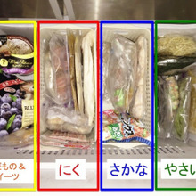ズボラだけど、分かりやすい!冷凍庫収納