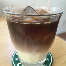 おうちカフェ♡誰でも簡単!二層のアイスソイラテ