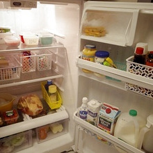 冷蔵庫の中を衛生的に可愛く収納!