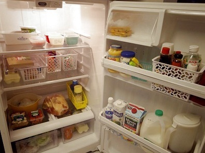 冷蔵庫の中を衛生的に可愛く収納！