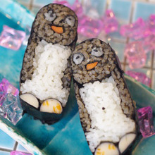 デコおにぎらず「重ねるだけで可愛く出来ちゃう♪ペンギン」