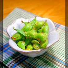 ビールだけじゃない!ワインにも合う☆甘じょっぱい!はちみつマスタード枝豆♪