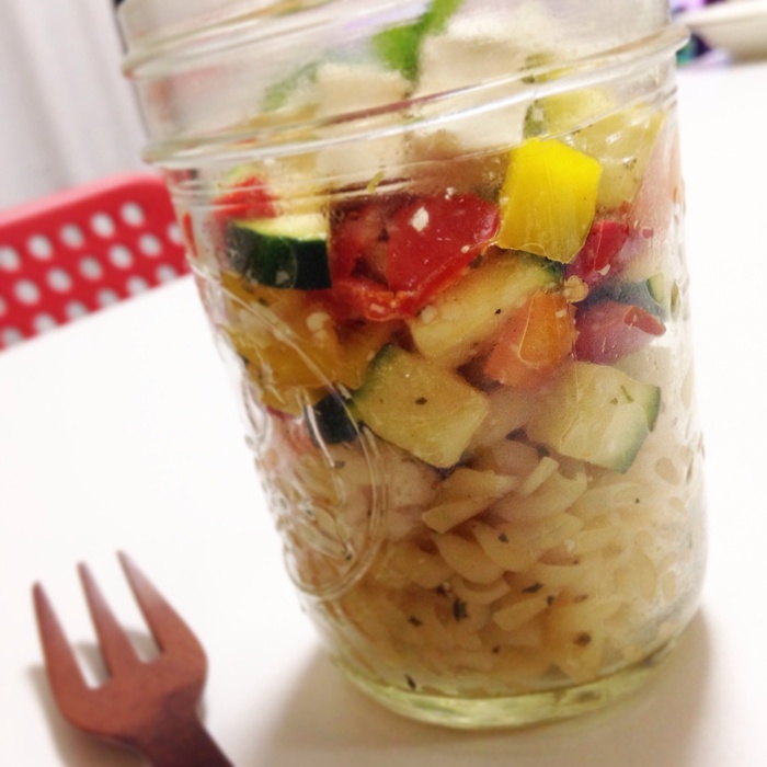 ジャーに詰める