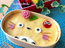 オムライスで♡トトロのお弁当