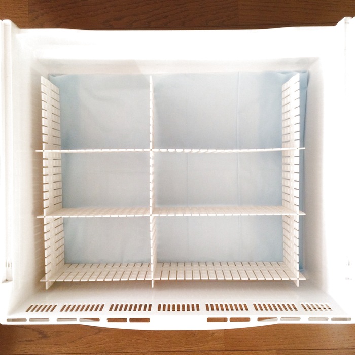 冷凍庫内は立てる収納&エリア分けが重要です!