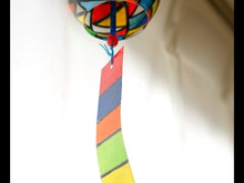 簡単!すぐデキ!!100均風鈴のステンドグラスリメイク☆