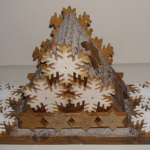 雪の結晶ランプでおしゃれインテリア