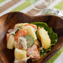 カフェ風ポテサラ☆パイナップル入りごろごろポテトサラダ